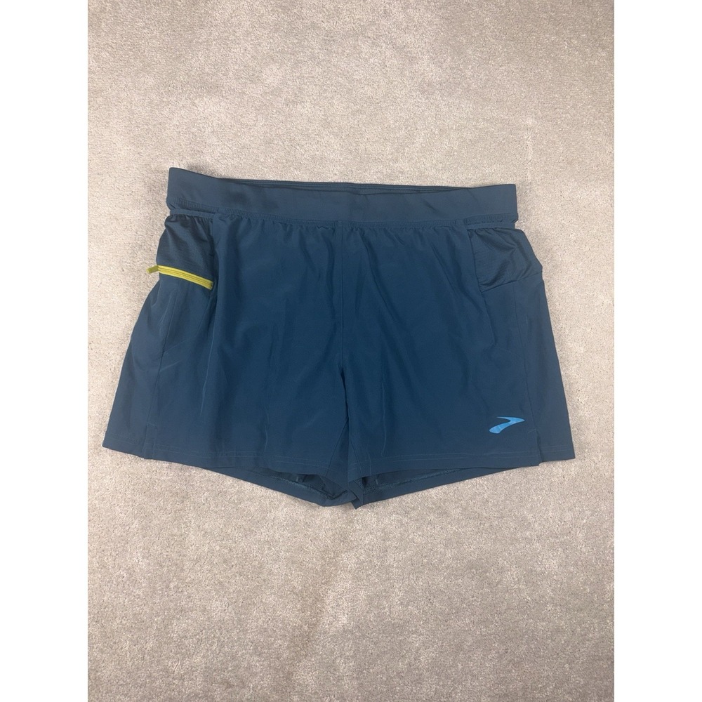 Brooks Men's Sherpa 5" 2-in-1 Shorts Alpine / Bright Moss